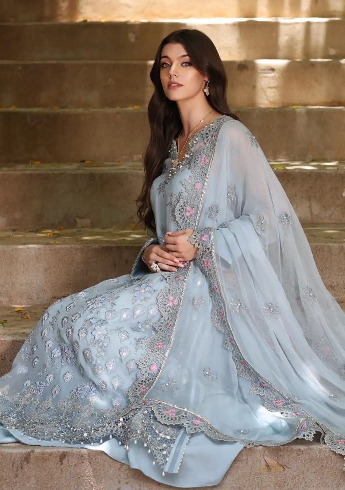 Noor by Saadia Asad Laserkari Chiffon'23 D-01 (LAIRA)