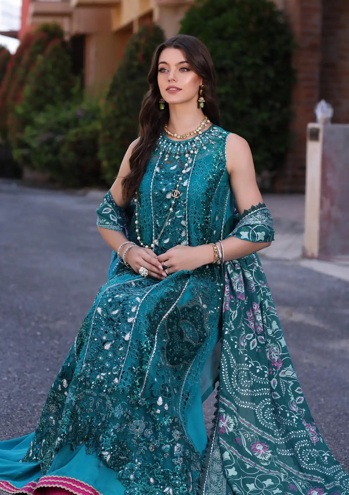 Noor by Saadia Asad Laserkari Chiffon'23 D-08 (ZARISH)