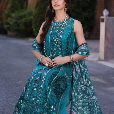 Noor by Saadia Asad Laserkari Chiffon'23 D-08 (ZARISH)