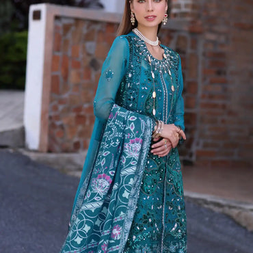 Noor by Saadia Asad Laserkari Chiffon'23 D-08 (ZARISH)