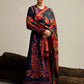 Hussain Rehar Winter Shawl Khaddar'23 Cerulean