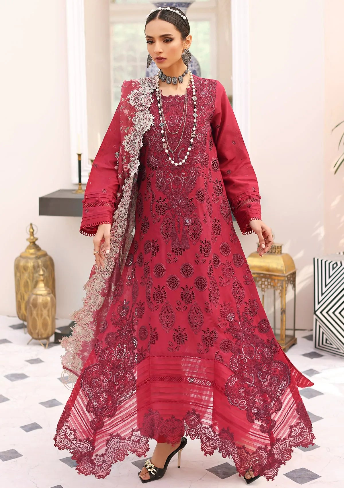 Elaf Festive Luxury Chikankari'23 ELC-02B