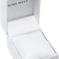 NINE WEST Women's Analogue Watch With Crystal Metallic Black Metal Strap