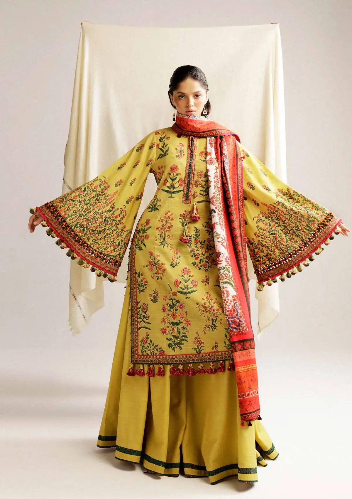 Hussain Rehar Winter Shawl Khaddar'23 Ember