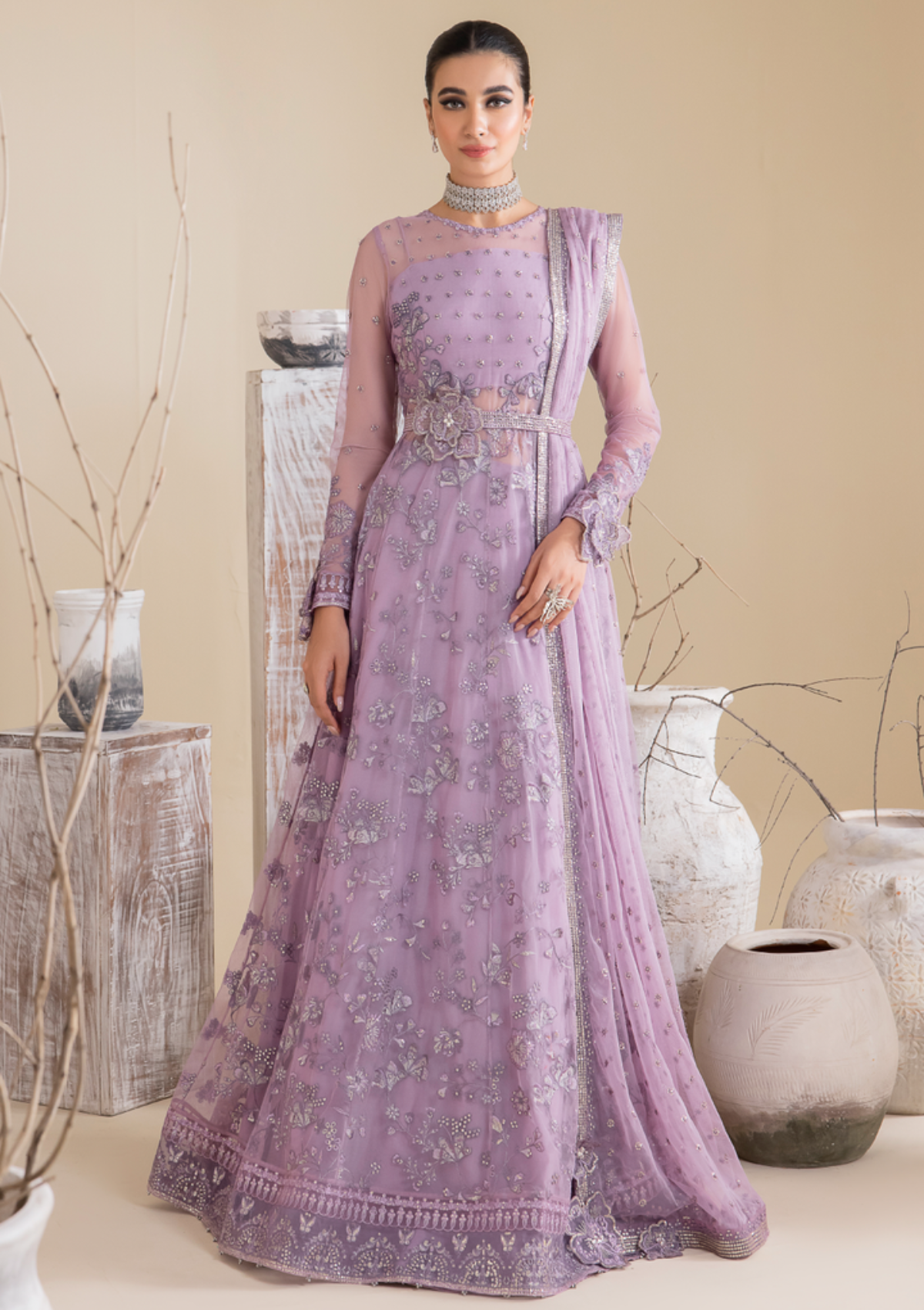 Iznik Chinon Emb Chiffon'23 CC-25 REBECCA