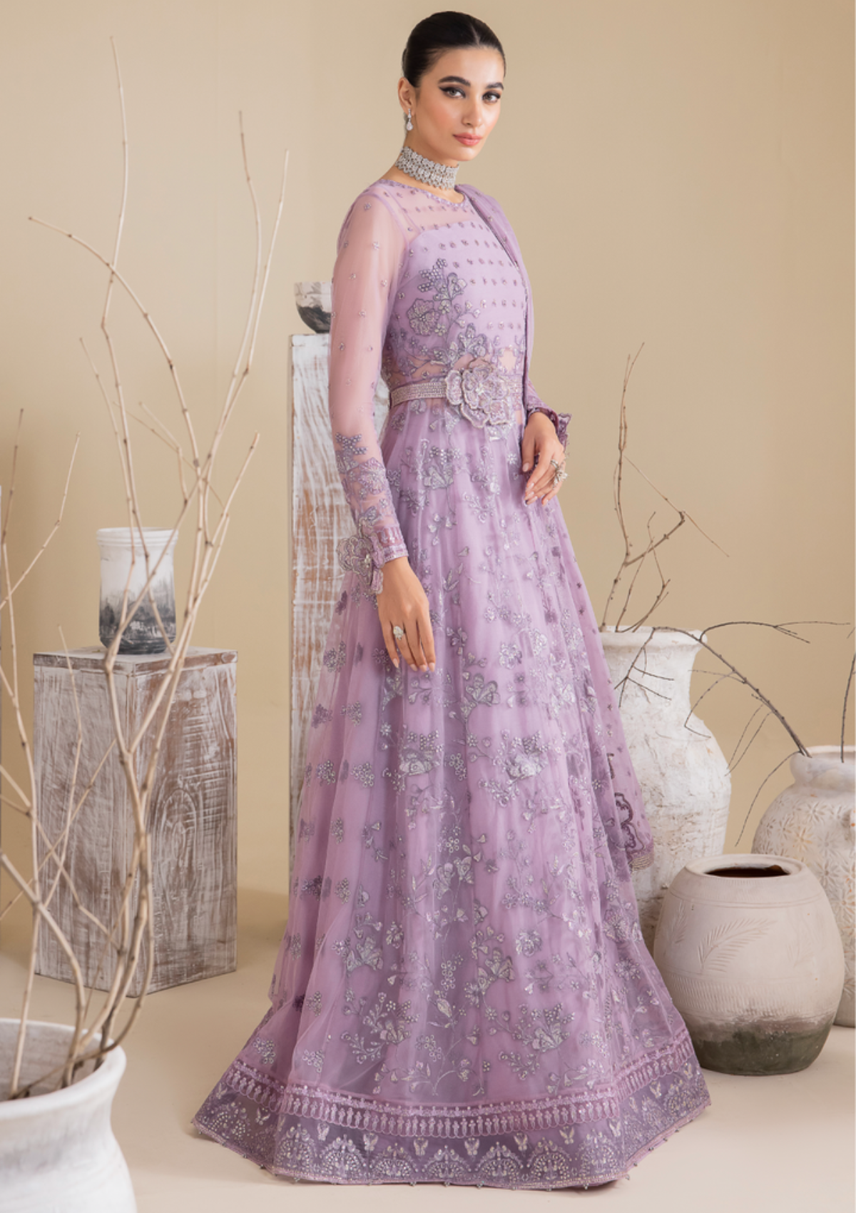 Iznik Chinon Emb Chiffon'23 CC-25 REBECCA