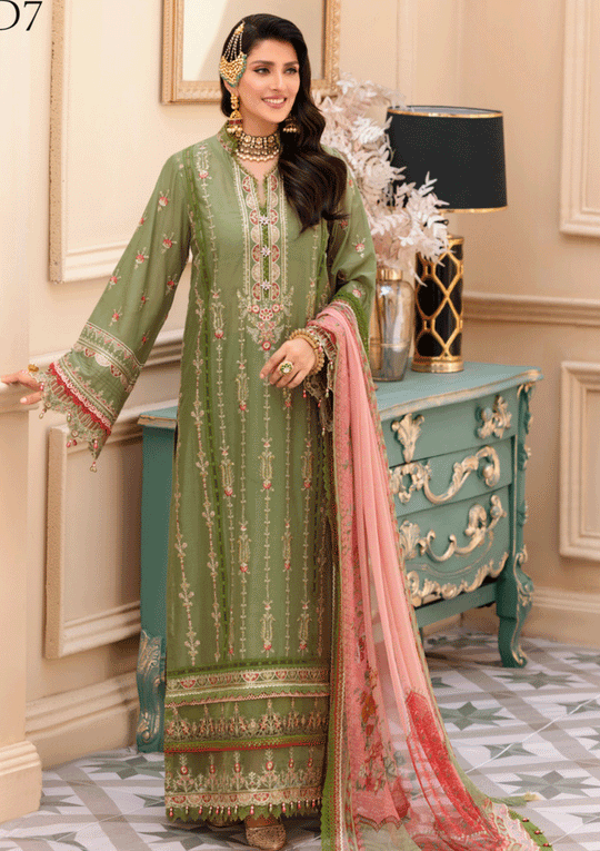 LAWN COLLECTION - NOOR - SAADIA ASAD - EID - LASERKARI - D#7