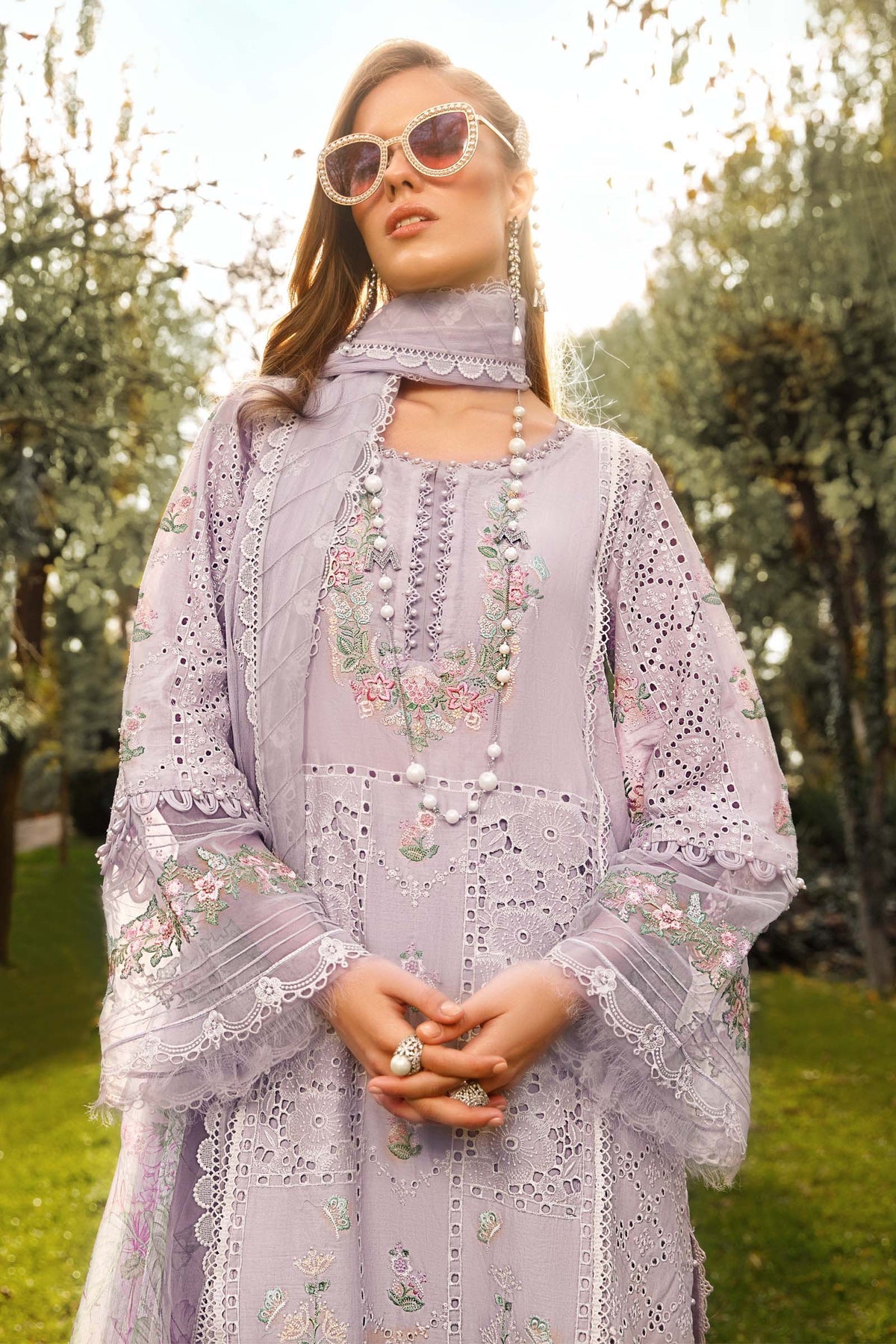 MARIA B LUXURY LAWN'23 D-9B