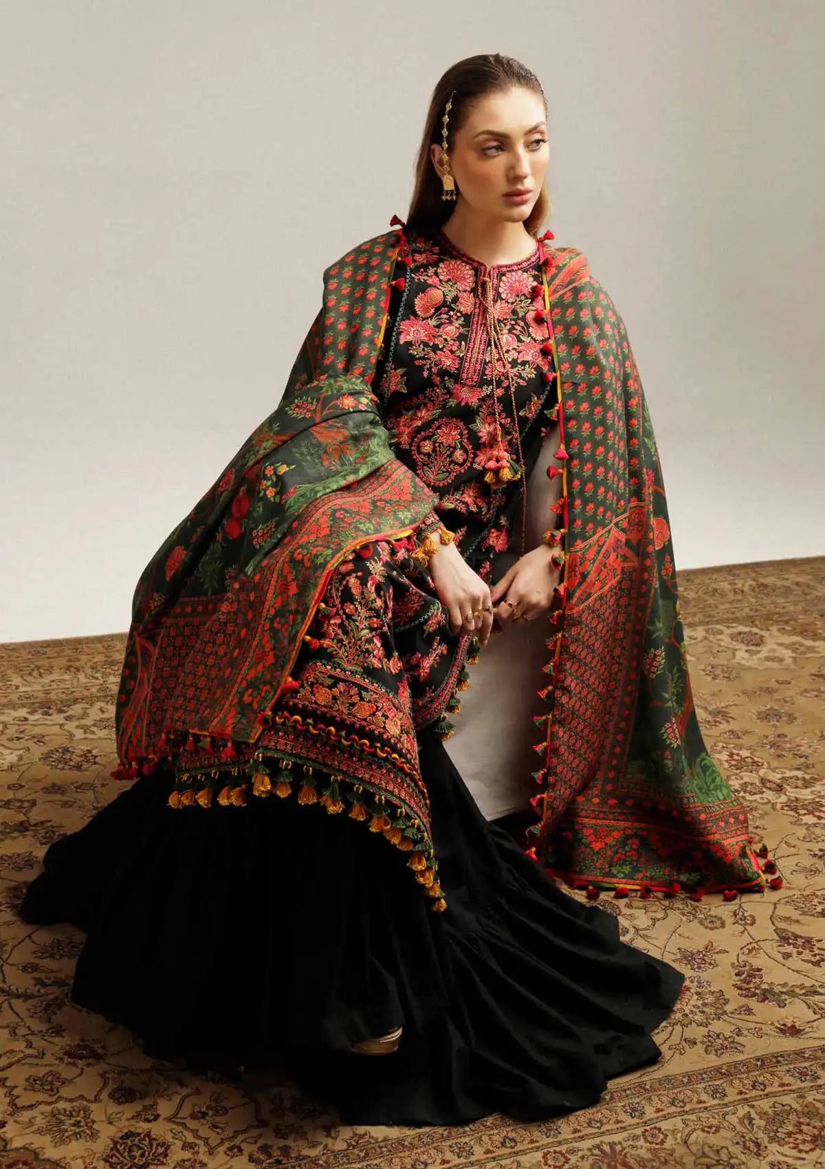 Hussain Rehar Winter Shawl Khaddar'23 Raat