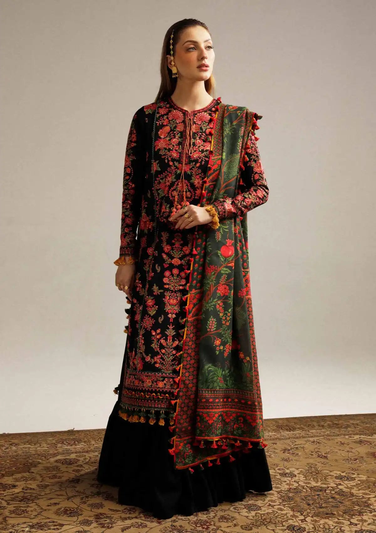 Hussain Rehar Winter Shawl Khaddar'23 Raat