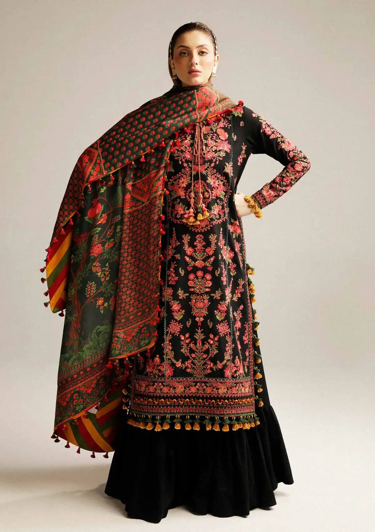 Hussain Rehar Winter Shawl Khaddar'23 Raat