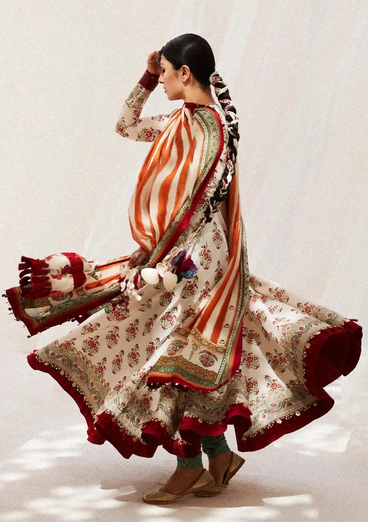 Zara Shahjahan S/S Lawn'24 D-11B-ANARKALI