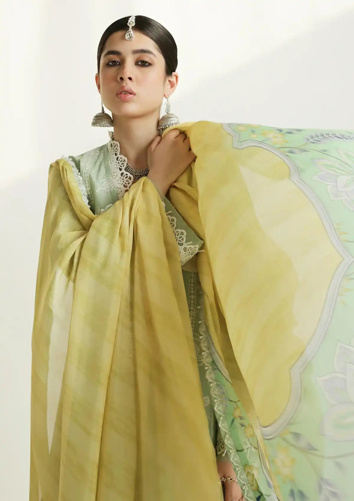 Zara Shahjahan S/S Lawn'24 D-01B-MAHI