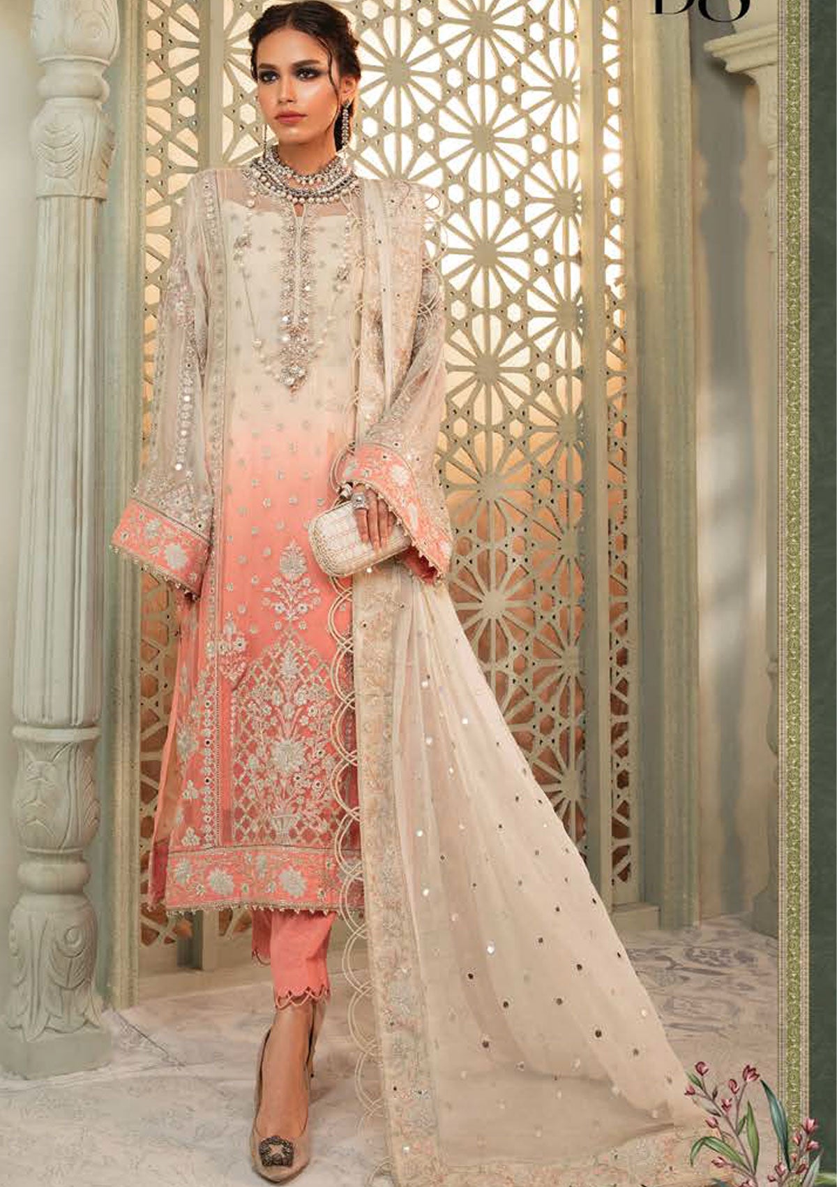 MARIA B WEDDING CHIFFON'22 MBC-8