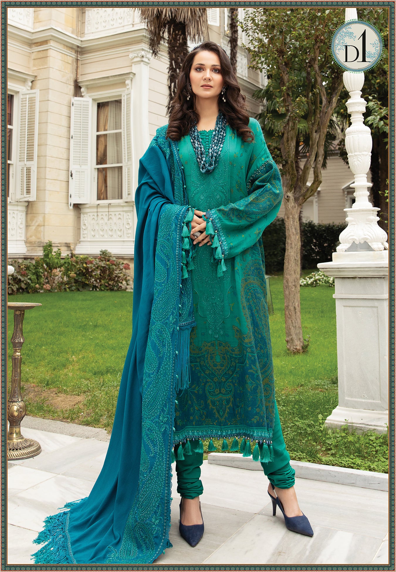 Maria B Linen'21 Unstitched D-01