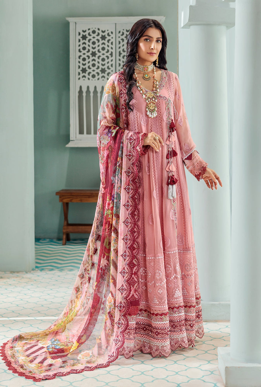 Noor By Sadia Asad Chiffon Laserkari`22 D#2