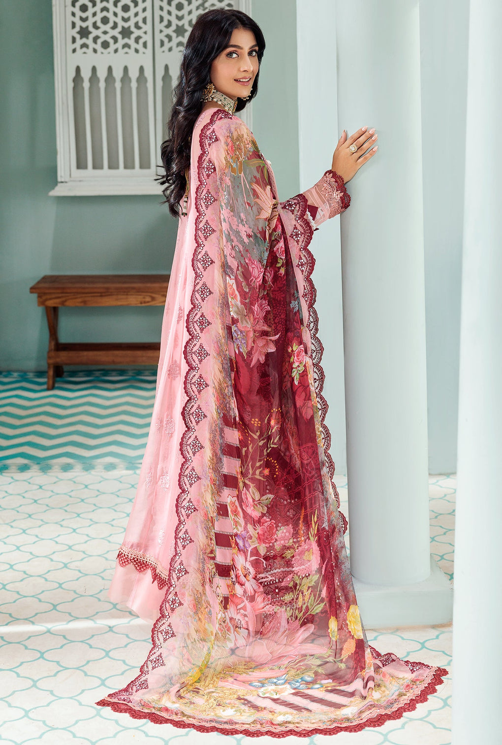 Noor By Sadia Asad Chiffon Laserkari`22 D#2