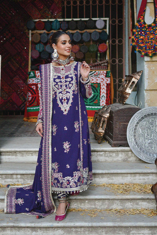 Qalamkar Sayonee Luxury Shawl Collection’22 K#08 JIYA