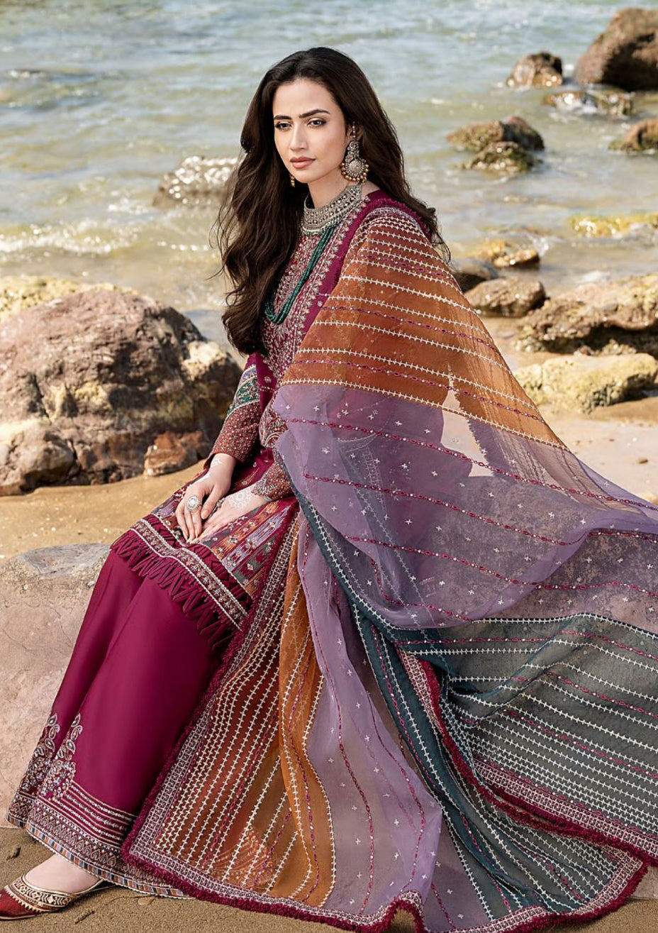Jazmin Shahkaar Eid Festive Lawn'23 D-06 Gulposh