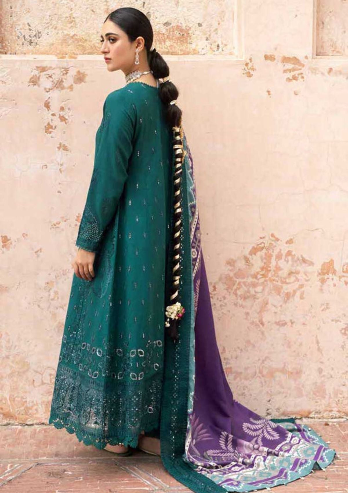 NUREH MAYA EMBELLISDHED KHADDAR NW-70