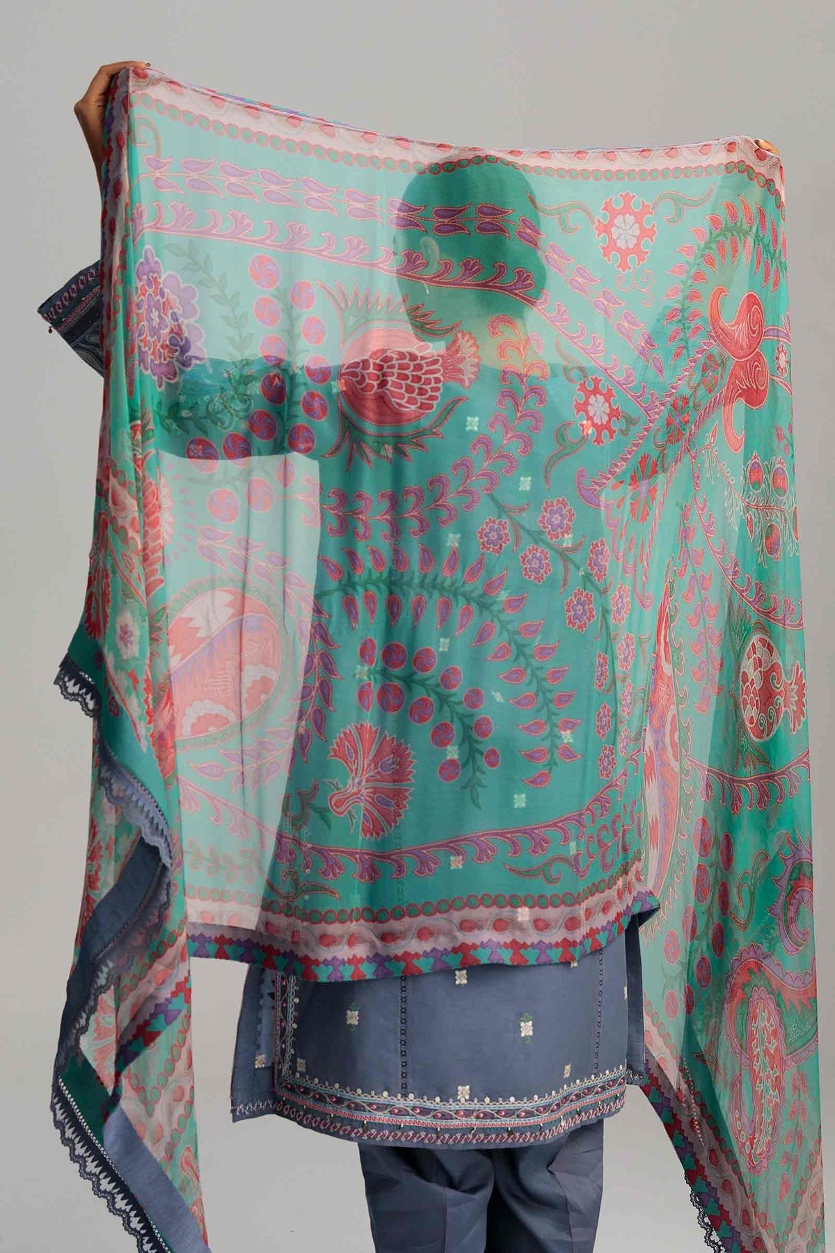 Coco By Zara Shahjahan Lawn'23 D-10A