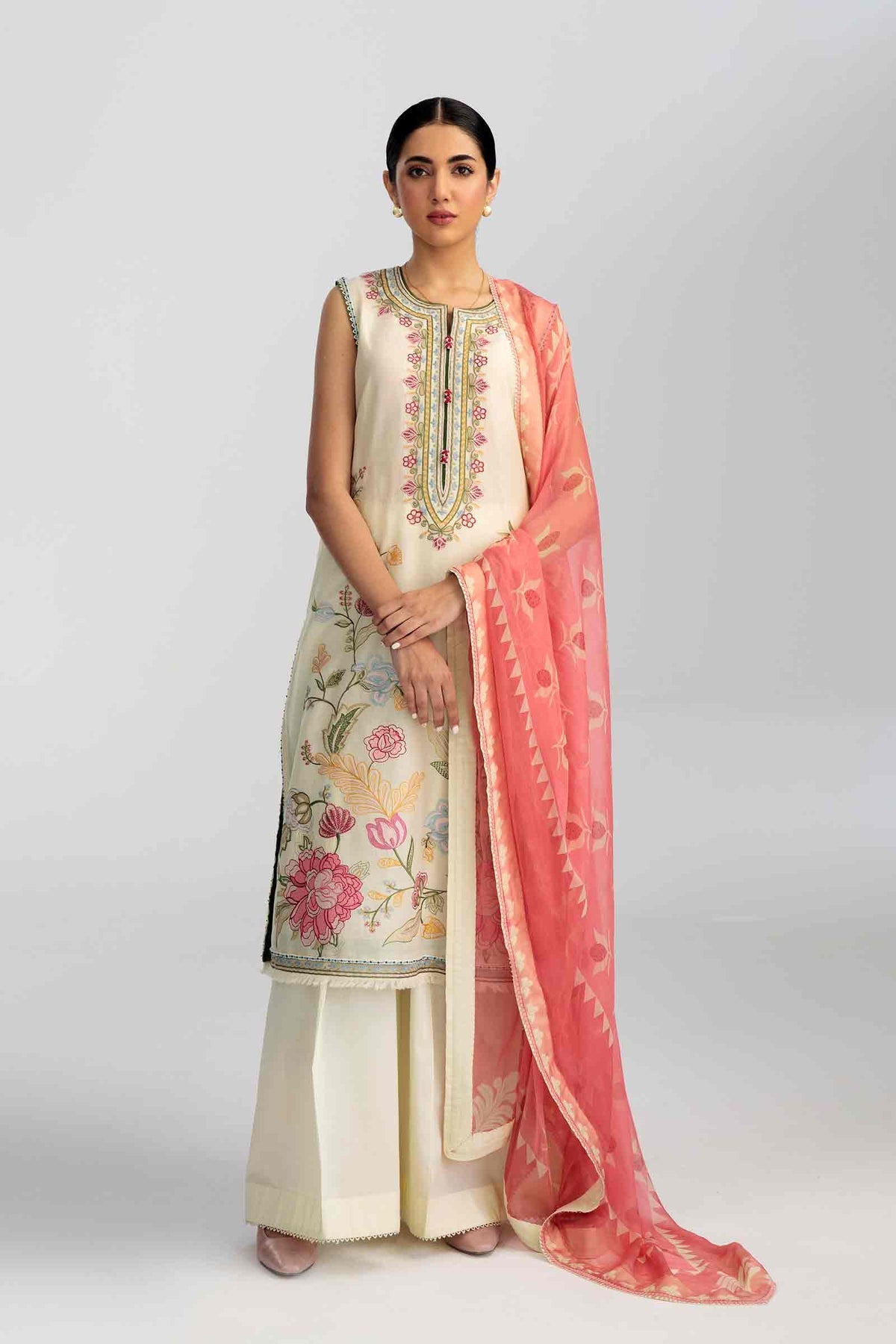 Coco By Zara Shahjahan Lawn'23 D-7A