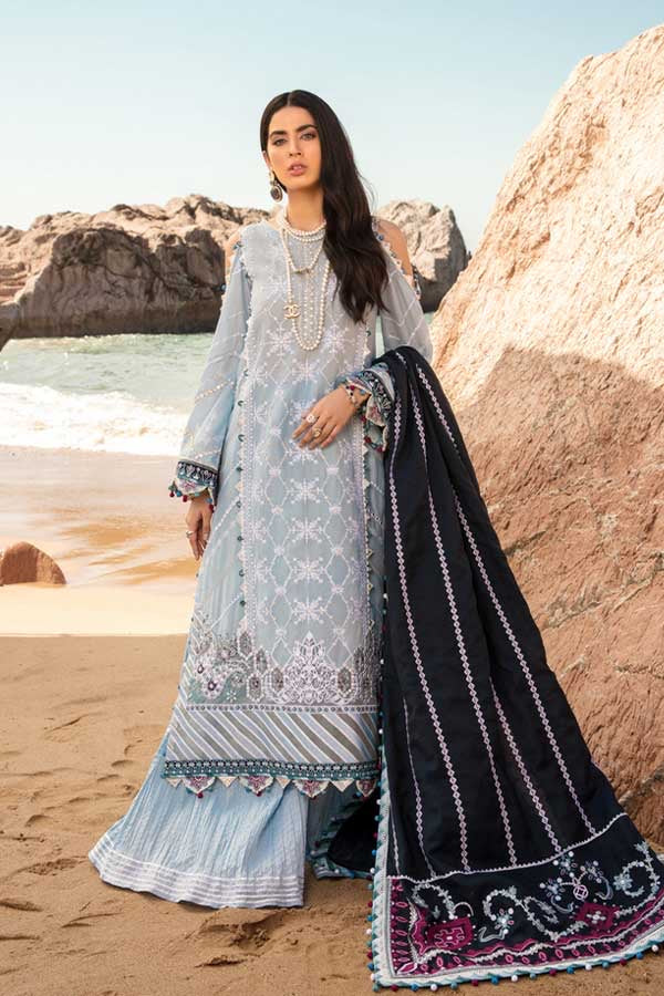 Noor By Saadia Asad Luxury Lawn`21 D#12-A