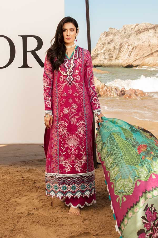 Noor By Saadia Asad Luxury Lawn`21 D#3-A