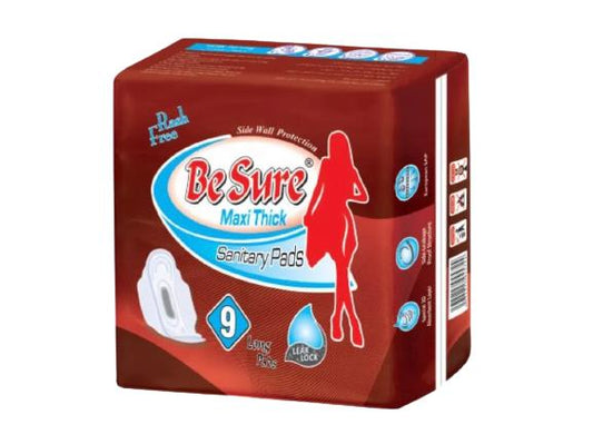 Be sure Rash free ultra thin sanitary pads