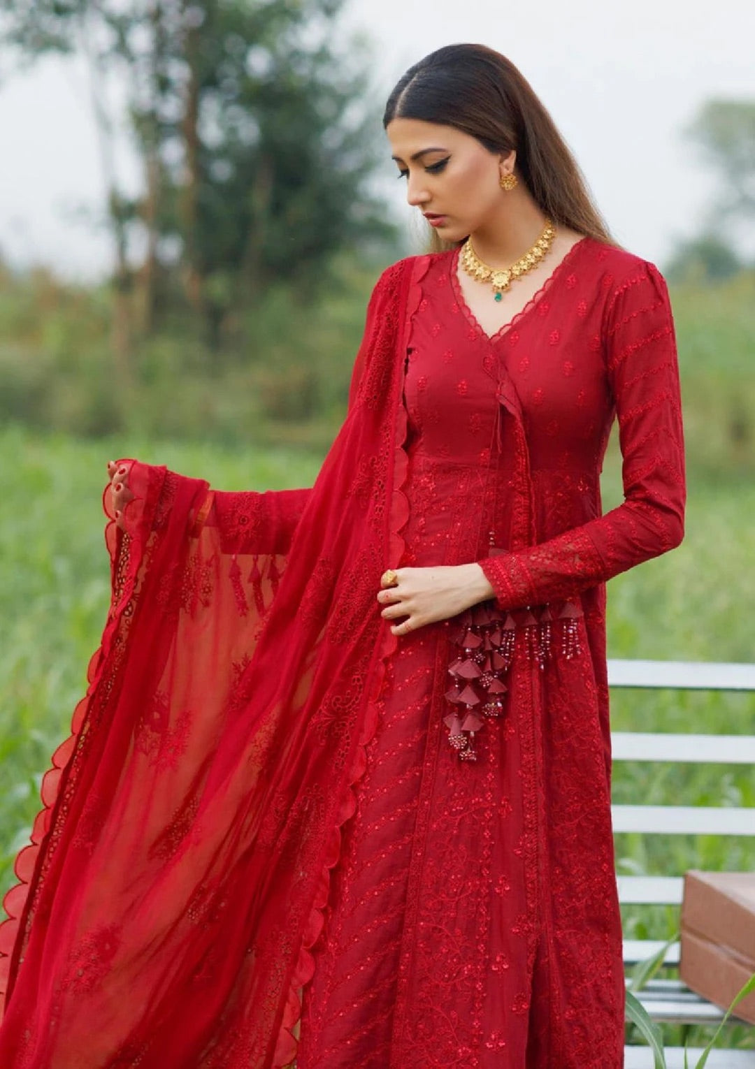 QALAMKAR LUXURY FESTIVE LAWN 21 D#2