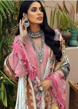 Noor by Saadia Asad Embroidered Karandi Suits Unstitched 3 Piece SA21NS D-08 - Winter Collection