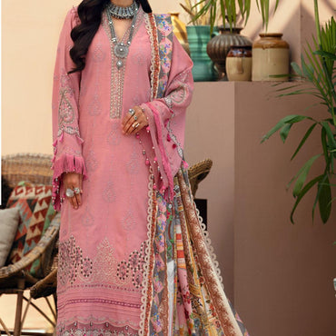 Noor by Saadia Asad Embroidered Karandi Suits Unstitched 3 Piece SA21NS D-08 - Winter Collection