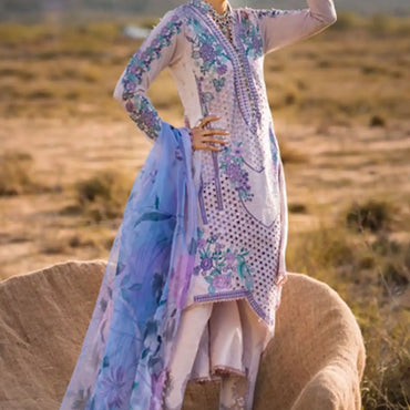 Al Zohaib Mahiymaan Luxury Lawn'24 M-06