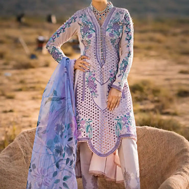 Al Zohaib Mahiymaan Luxury Lawn'24 M-06