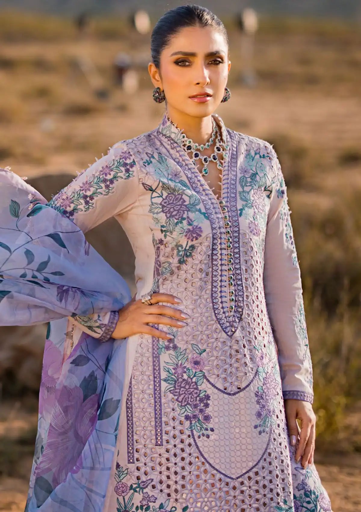 Al Zohaib Mahiymaan Luxury Lawn'24 M-06